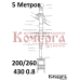 Комплект дымохода диаметр 200 мм aisi 430, 0.8 мм в СПб